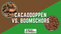Cacaodoppen of Boomschors? Wat is beter?