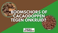 Boomschors of cacaodoppen tegen onkruid? 