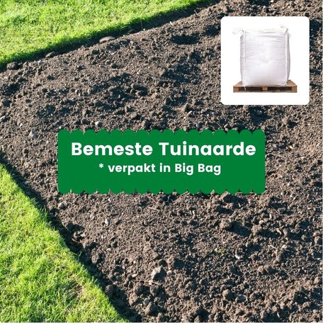 Bemeste tuinaarde - 1m³ incl. bezorging